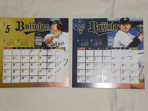 ORIX BUFFALOES CALENDAR 2024　オリックス・バファローズ　2024年　卓上カレンダー　未使用品_画像6