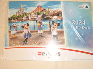 TOKYO Disney RESORT　ENEOS（エネオス）東京ディズニーリゾート　2024年壁掛けカレンダー　未開封品