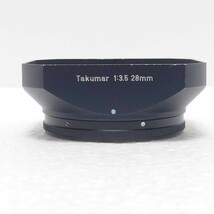 PENTAX レンズフード メタルフード Takumar 28ｍｍ F3.5 角型フード _画像1