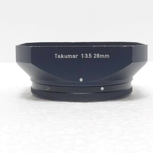 PENTAX レンズフード メタルフード Takumar 28ｍｍ F3.5 角型フード 