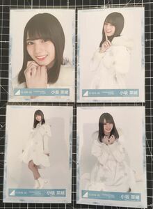 小坂菜緒　ひらがなくりすます　2018 白　サンタ　けやき坂46 日向坂46 生写真 4種コンプ 検）ハロウィン　読書コーデ　ネイビーサンタ