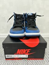 1円スタート 中古 nike air jordan 1 retro high og DARK MARINA BLUE 27.0㎝ 送料込み_画像2