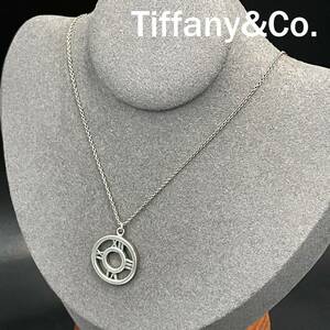 【人気】Tiffany&Co. / ティファニー アトラス ネックレス メダリオン サークル SV925 シルバー アクセサリー/2232259/CDK56-25