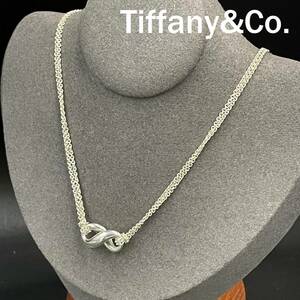 【人気】Tiffany&Co. / ティファニー インフィニティ ネックレス SV925 シルバー アクセサリー/2217166/CDK56-34