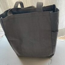 [１円〜]非売品＊DEAN＆DELUCA トートバッグ エコバッグ ディーン＆デルーカ ブルーグレー 35x30cm 肩掛け 北欧デザイン エコバッグ 防水_画像6