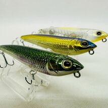 送料無料・美品『メガバス ドッグX (W) 3個セット』Megabass DOGX ドッグエックス ペンシルベイト トップウォーター_画像2