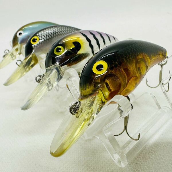 送料無料・美品『ダイワ ピーナッツ 2 DR 4個セット』Daiwa Peanut Ⅱ クランクベイト ピーナッツ 2 クランク ルアーセット