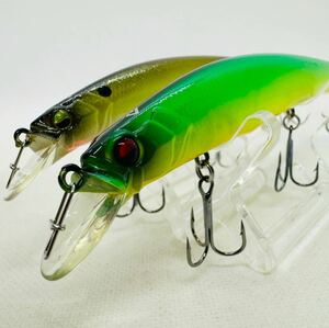 送料120円・美品『レイドジャパン レベルミノー 2個セット』3点落札送料無料■RAID JAPAN LEVEL MINNOW 125mm ミノー