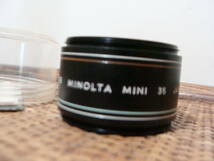 デッドストック　MINOLTA ミノルタ　MINI-35Ⅱ コンバージョンレンズ　現状品_画像6