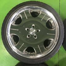 NT333 中古 RAYS レイズ ANCELTION グラッセンハイト GLASSENHEIT ホイール 19×8.5J +45 19×8.5J +26 PCD 114.3 タイヤ 245/35R19 4本_画像4