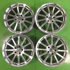 NT334 中古 LEHRMEISTER レアマイスター ホイール 18×8.5J +30 PCD 114.3 4本 セット【16系アリスト/30系セルシオ/18系クラウン】の画像1