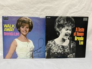 ◎P087◎LP レコード Brenda Lee ブレンダ・リー 2枚まとめて/想い出は涙だけ Walk Away/テイスト・オブ・ハニー A TASTE OF HONEY