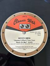 ●P221●LP レコード BOYZ II MEN Human II (Don't Turn Your Back On Me)DEBELAH MORGAN I Love You デブラ・モーガン ボーイズIIメン_画像1