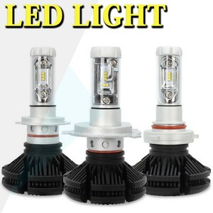 送料込.. 12V H4 Hi.Low切替式.H1.H3.H7.H8.H11.H16.HB3.HB4 LEDライト ファンレス 新車検対応 3色変更 X3 一体型 PHILIPSチップ 12000LM