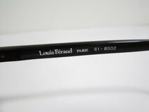 箱◆ビンテージ　レトロ　Louis Feraud　PARIS　61-8502　ルイフェロー　ブラック　女性用　サングラス　眼鏡　程度良品_画像3