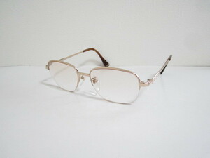 空◆極美品　HARDY AMIES　HD-1051 S　COL.1　Ti-P/NT　ハーディエイミス　ウェリントン型　老眼鏡仕様　眼鏡