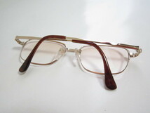 空◆極美品　HARDY AMIES　HD-1051 S　COL.1　Ti-P/NT　ハーディエイミス　ウェリントン型　老眼鏡仕様　眼鏡_画像7