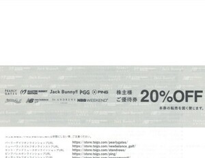 通知のみ0円　2024年5月末期限　グルーヴアンドスポーツ　パーリーゲイツ　TSIホールディングス　株主優待券　1枚