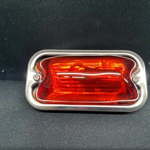 板橋用品製作所 S-80 20個 アンバー レンズ 濃い橙 角マーカー ガラス レトロ デコトラ かまぼこ 車高灯の画像6