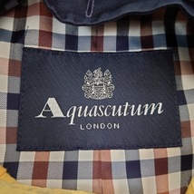 アクアスキュータム Aquascutum トレンチコート サイズ8 M 黒 レディース 冬物/春・秋物 コート_画像3