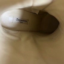 レペット repetto ショートブーツ 37 - レザー ダークブラウン×黒 レディース リボン 美品 靴_画像6