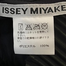 イッセイミヤケ ISSEYMIYAKE サイズ2 M - 黒×レッド×グリーン レディース ノースリーブ/ひざ丈/プリーツ/グラデーション ワンピース_画像4