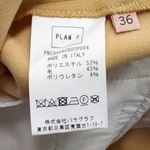 プランシー PLAN C ハーフパンツ サイズ36 S イエロー レディース ボトムス_画像4