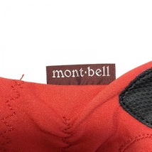 モンベル mont-bell - ポリエステル レッド×黒 レディース 美品 手袋_画像4