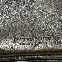 ボッテガヴェネタ BOTTEGA VENETA 長財布 134075 イントレチャート レザー ダークブラウン 財布_画像5