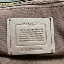 コーチ COACH ハンドバッグ CA204 - ナイロン×キャンバス×レザー 黒×ダークブラウン 美品 バッグ_画像8