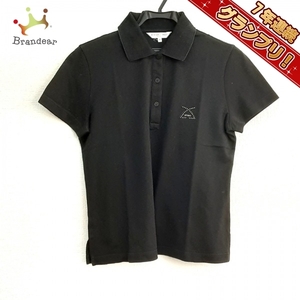 re owner -ru sport LEONARD SPORT polo-shirt with short sleeves size 40 M - black lady's rhinestone tops 