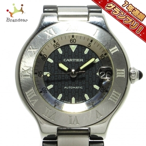 Cartier(カルティエ) 腕時計 マスト21 ヴァンテアン オートスカフ W10147U2 メンズ 黒