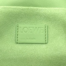 ロエベ LOEWE ショルダーバッグ A411FC1X83 フラメンコクラッチ ナパカーフ ライトグリーン バッグ_画像7