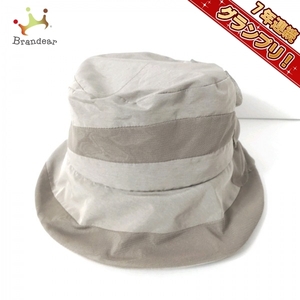 アンテプリマ ANTEPRIMA M～S - ポリエステル グレーベージュ 帽子 (その他)/ラインストーン/フラワー(花) 帽子