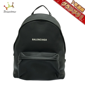 バレンシアガ BALENCIAGA リュックサック 552374 エブリデイバッグパック レザー 黒 バッグ