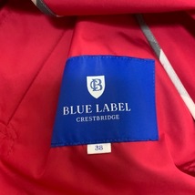 ブルーレーベルクレストブリッジ BLUE LABEL CRESTBRIDGE サイズ38 M - ピンク レディース 長袖/レインコート/オールシーズン 美品 コート_画像3