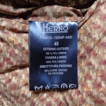 ヘルノ HERNO ダウンジャケット サイズ40 - ライトブラウン×ブラウン 長袖/冬 ジャケット_画像4