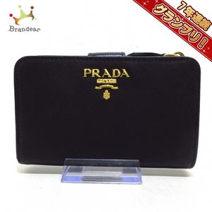 プラダ PRADA 2つ折り財布 1ML255 - レザー 黒 美品 財布