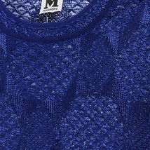 ミッソーニ MISSONI 長袖セーター サイズ40 M - ブルー レディース クルーネック トップス_画像7