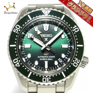 SEIKO(セイコー) 腕時計■美品 プロスペックス ダイバースキューバ 6R54-00D0/SBEJ009 メンズ SS グリーン
