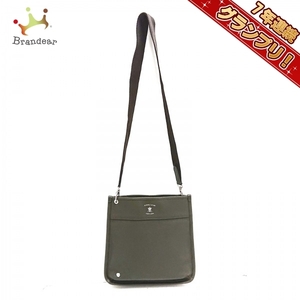 アクセソワ・ドゥ・マドモワゼル AccessoiresDeMademoiselle(ADMJ) ショルダーバッグ 21SA01010 - レザー ダークグレー 美品 バッグ