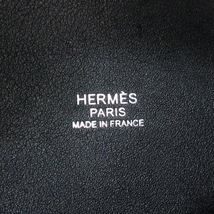エルメス HERMES ハンドバッグ ピコタンロックPM フェルト×ヴォースイフト ブルーニュイ×黒 シルバー金具 Y 美品 バッグ_画像7
