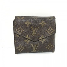 ルイヴィトン LOUIS VUITTON Wホック財布 190 ポルトモネビエ(旧型) モノグラム・キャンバス 883AN 財布 モノグラム_画像2