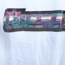 ディーゼル DIESEL 半袖Tシャツ サイズXS - 白×カーキ×マルチ レディース クルーネック トップス_画像6