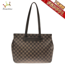 ルイヴィトン LOUIS VUITTON トートバッグ N51123 パリオリPM ダミエ・キャンバス エベヌ AR1022 バッグ ダミエ_画像1