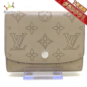 ルイヴィトン LOUIS VUITTON 2つ折り財布 M62542 ポルトフォイユイリス コンパクト マヒナ・レザー ガレ TN4108 財布 マヒナ