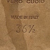 セルジオロッシ sergio rossi サンダル 36 1/2 - レザー 黒×ダークブラウン レディース 靴_画像6