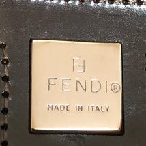 フェンディ FENDI ハンドバッグ マンマバケット コーデュロイ ライトブラウン バッグ_画像8