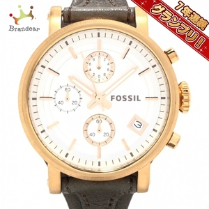 FOSSIL(フォッシル) 腕時計 ES3818 レディース 白