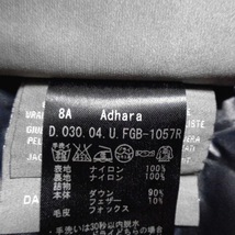 デュベティカ DUVETICA ダウンジャケット サイズ38 S Adhara(アダラ) 黒 レディース 長袖/フォックスファー/冬 ジャケット_画像6